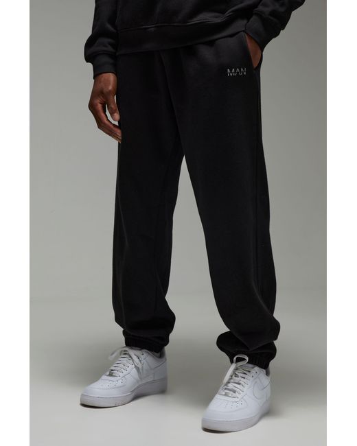 BoohooMAN Black Man Active Oversized Jogger for men