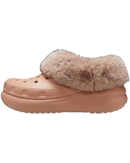 CROCSTM Brown Furever Crush Shuv Clogs Flats for men
