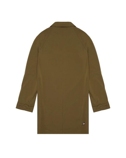 Aquascutum Green Active Stretch Caban Army Jacket for men