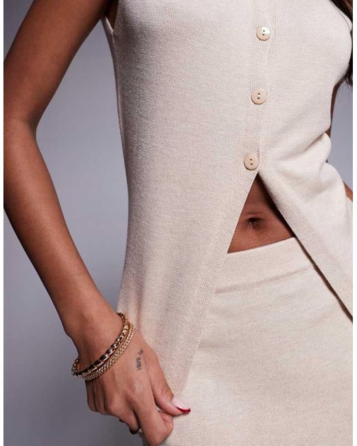 Kaiia Gray Exclusive Fine Knit Column Maxi Skirt Co-Ord