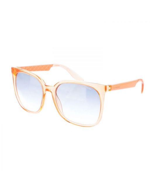 Carrera White Butterfly-Shaped Acetate Sunglasses 5004