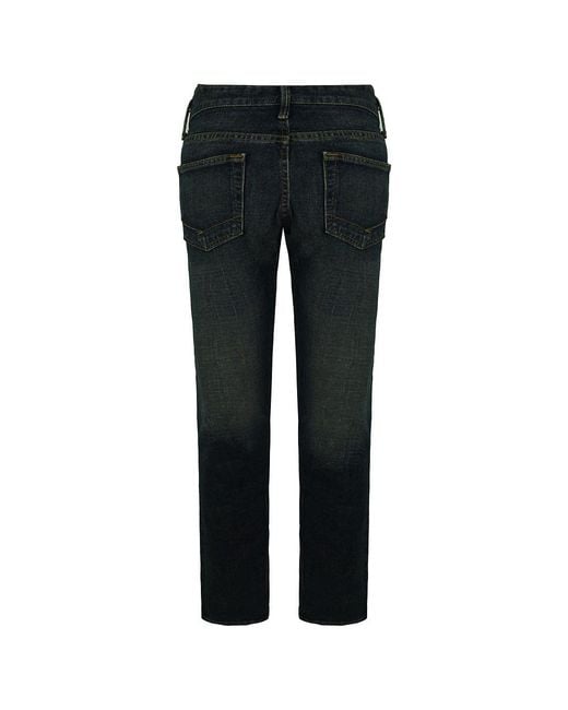Vans Black Off The Wall Medium Rise Skinny Denim Jeans for men