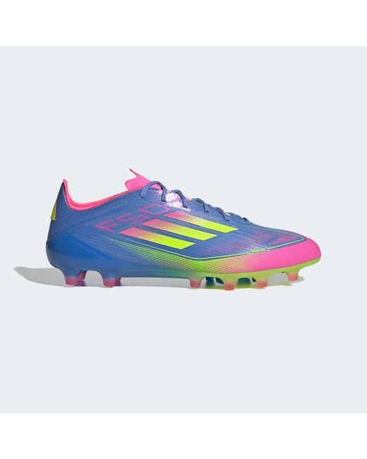 Adidas Originals Blue F50 Elite Artificial Grass Boots