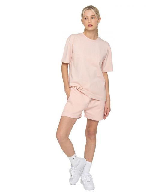 Enzo Pink T-Shirt Tracksuit With Shorts