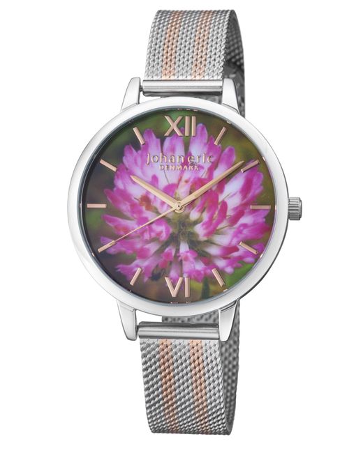 Johan Eric Pink Rodklover Ss Watch Ss/ Mesh