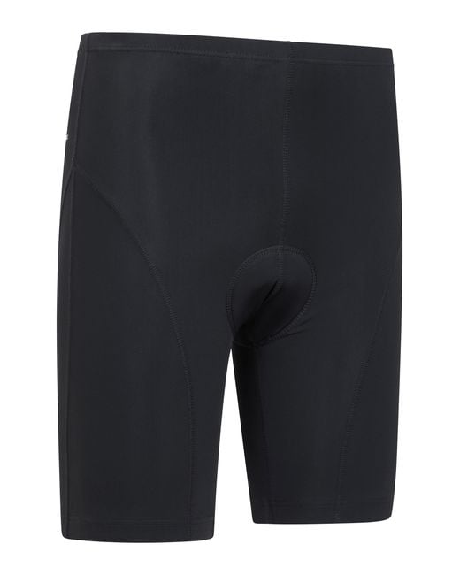 Mountain Warehouse Blue 'Ballard' Cycling Shorts With Padded Insert Stretchy Active Bottoms Polyamide for men