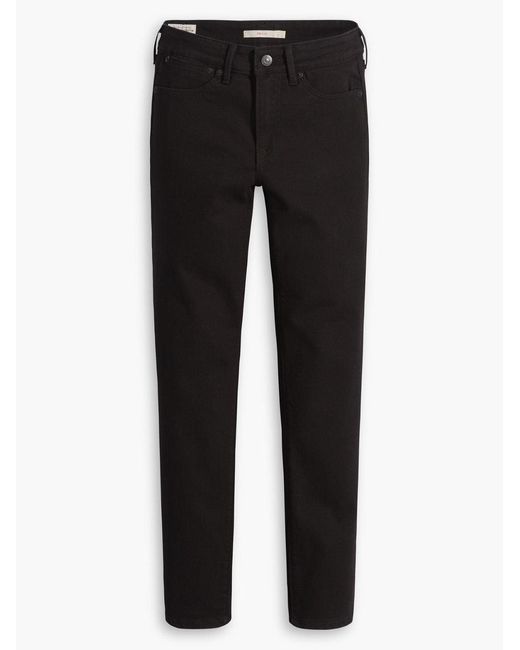 Levi's Black Levi's Night Is 712 Slim Welt Pocket Jean