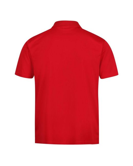 Regatta Red Pro Moisture Wicking Polo Shirt (Classic) for men
