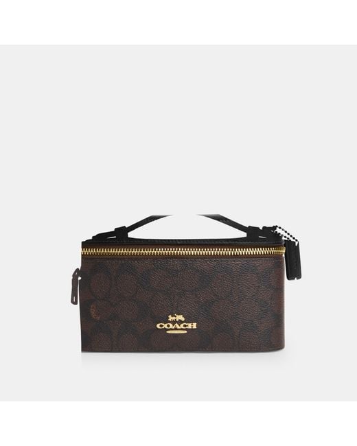 COACH Black Cosmetic Case