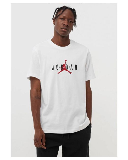 Nike White Air Jordan Stretch T Shirt for men