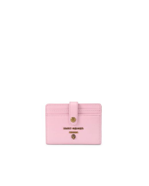 Kurt Geiger Pink Leather Highgate Multi Card