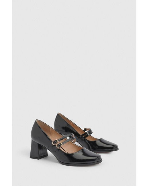 Boohoo White High Block 2 Part Heels
