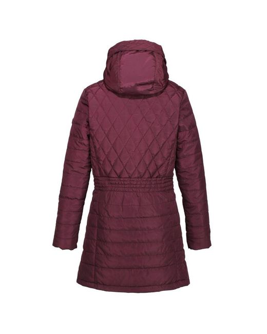 Regatta Purple Ladies Parmenia Quilted Insulated Jacket (Dark) for men