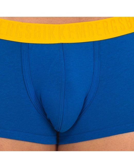 Bikkembergs Blue Pack-2 Anatomical Front Fashion Tape Boxers Bkk1Utr04Bi for men