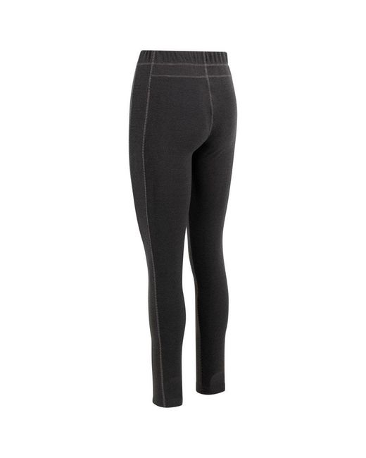 Trespass Black Ladies Sunita Base Layer Bottoms /Storm)