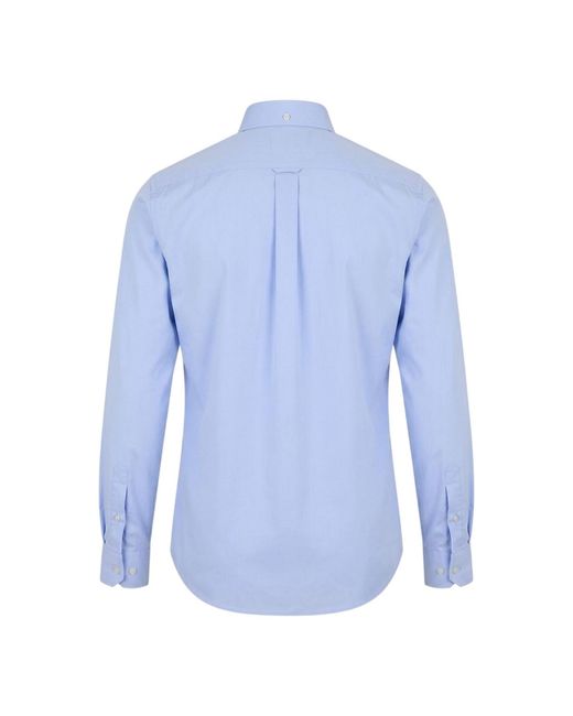 Boss Blue Point Collar Long-Sleeved Formal Shirt (Pastel) for men