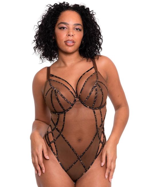 Curvy Kate Brown Senses Plunge Body