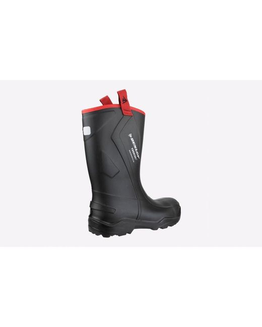 Dunlop White Purofort+ Rugged Full Safety Wellingtons for men