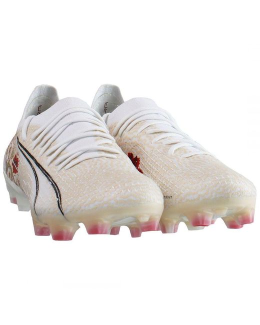 PUMA White X Liberty Ultra Fg/Ag Football Boots