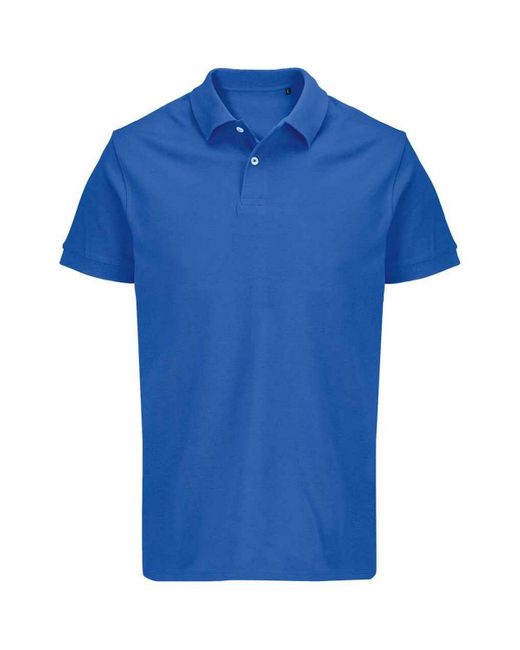 Sol's Blue "Pacific" Poloshirt Doppelnähte Für Herren/Damen (Königsblau)