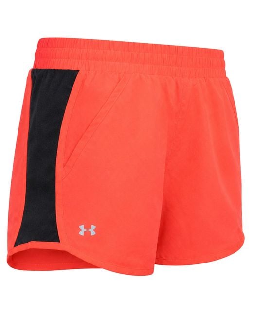 Under Armour Orange Fly By Shorts