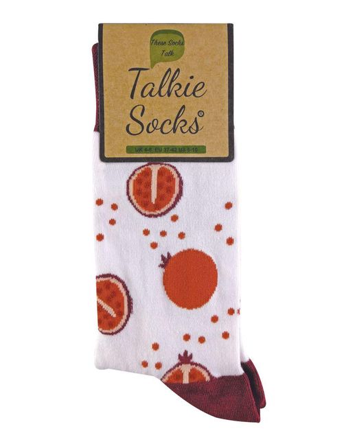 Sock Snob White Talkie Socks