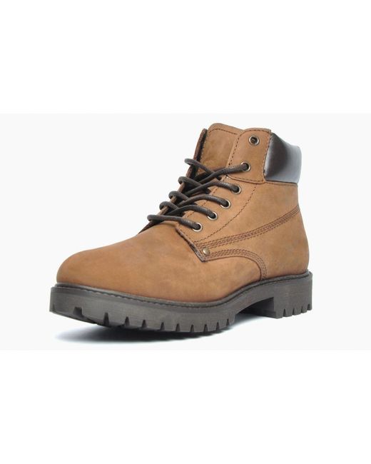 Red Tape Brown Oaktrak Baxter Leather By for men