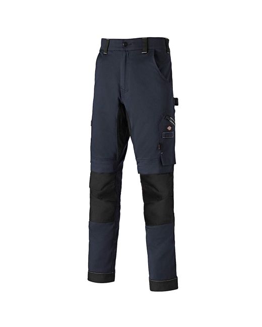 Dickies Blue Universal Flex Knee Pad Trousers Cotton for men