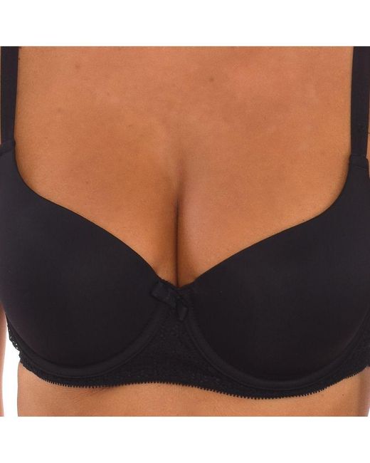 Dim Black Sublim Wireless Bra With Three-Position Closure 00Cdo