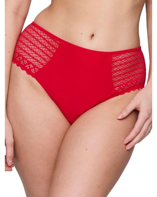 Primadonna Red East End Full Brief True Polyamide