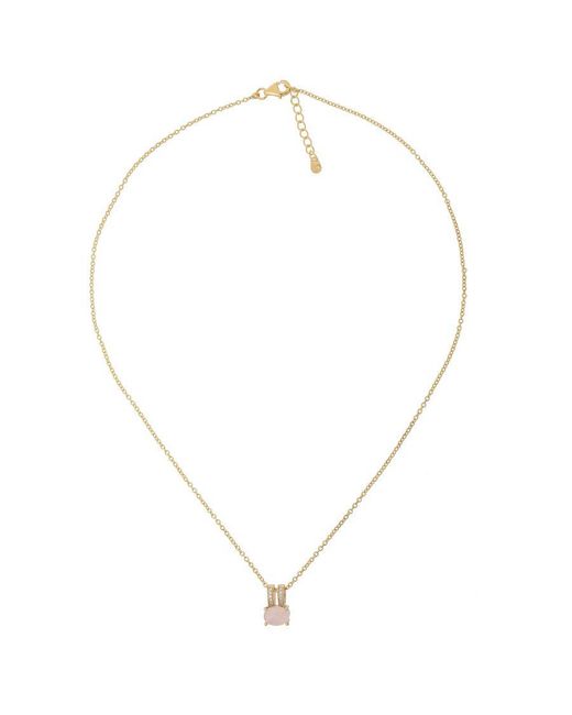 Orphelia Metallic 'Alena' 925 Sterling Chain With Pendant
