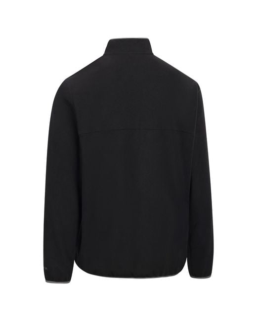 Trespass Black Hosta Anti-Pilling Fleece Top for men