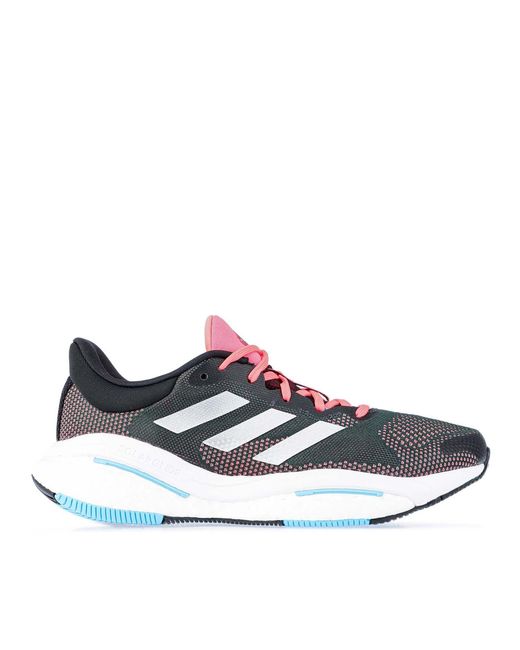 Adidas Blue Solarglide 5 Running Shoes for men