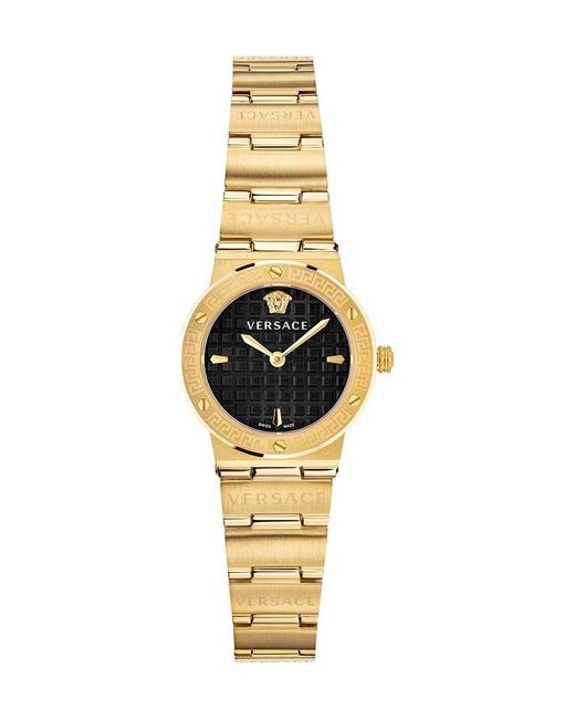 Versace Metallic Vez100521 Ladies Greca Logo Mini Watch