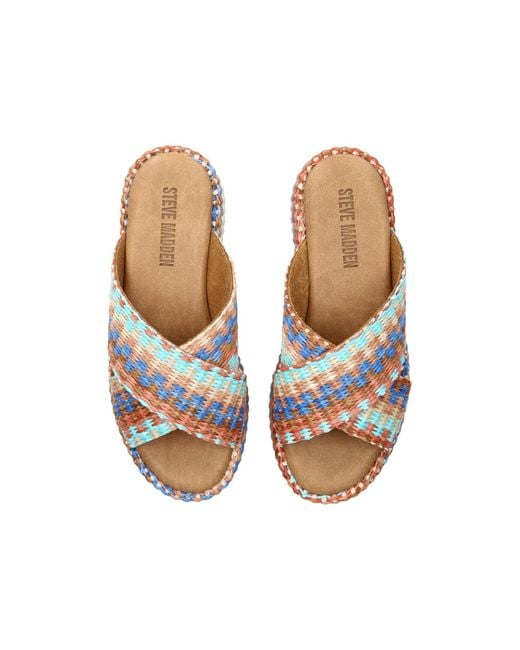 Steve Madden Multicolor Suede Tulum Multi Sandals