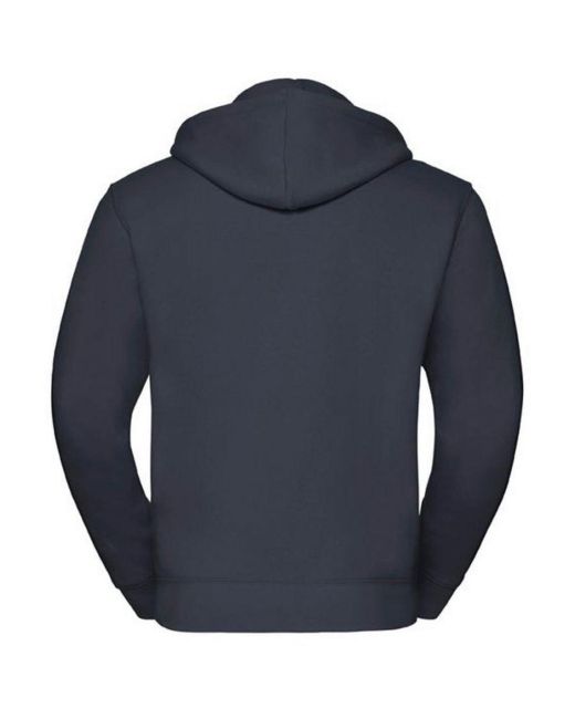 Russell Blue Authentic Full Zip Hooded Sweatshirt Hoodie (Convoy) for men
