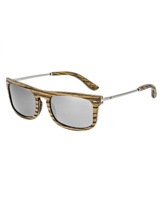 Earth Wood Metallic Queensland Polarized Sunglasses