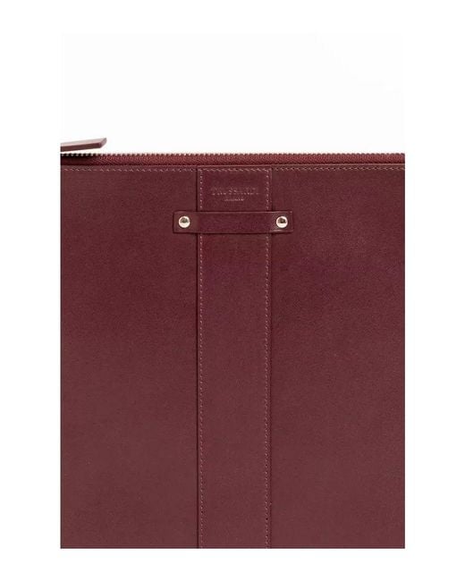 Trussardi Red Leather Wallet for men