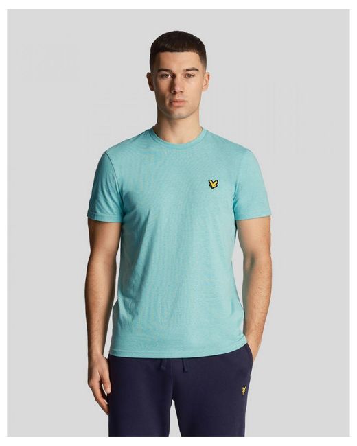 Lyle & Scott Blue Sports Short Sleeve Martin T-shirt for men
