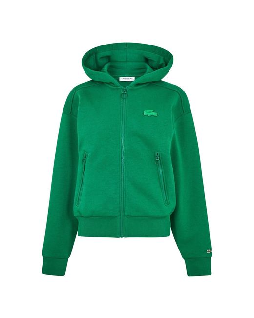 Lacoste Green Essential Zip Hoodie