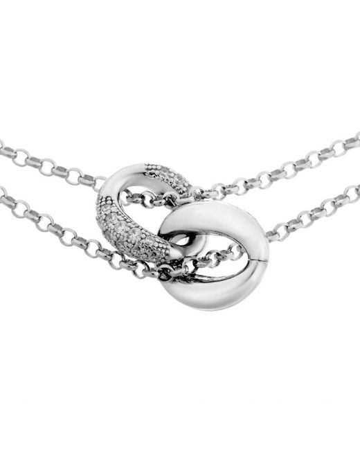 Orphelia White 925 Sterling Necklace