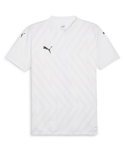 PUMA White Teamglory Jersey T-Shirt for men