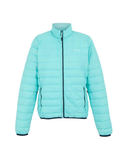 Regatta Blue Ladies Hillpack Ii Insulated Padded Jacket (Aruba/Icy Morn)