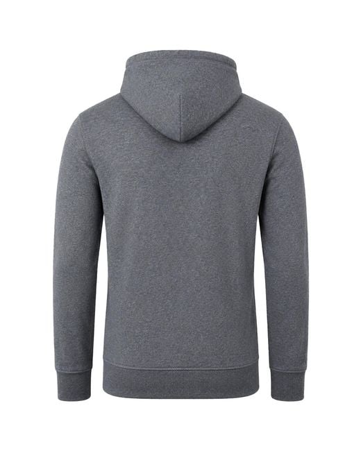 Mitchell & Ness Gray Classic Fleece Hoodie for men