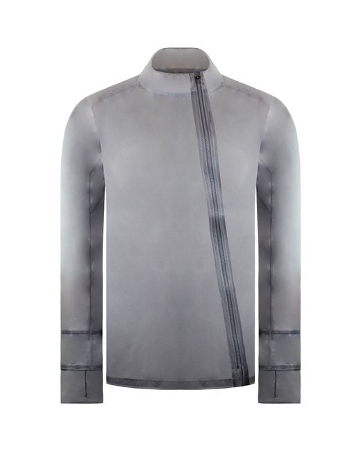 Hoka One One Gray Performance Shield Jacket Nylon for men