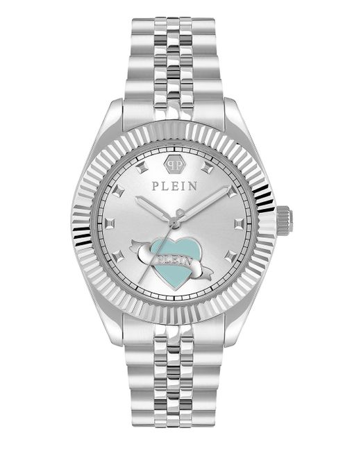 Philipp Plein Gray Valentine Watch Pw2Ba1125 Stainless Steel