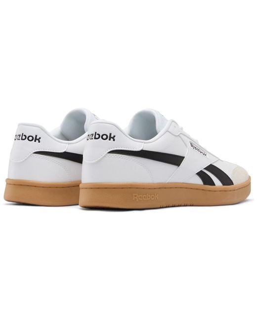 Reebok White Forte Lounger Leather /Chalk Trainers for men
