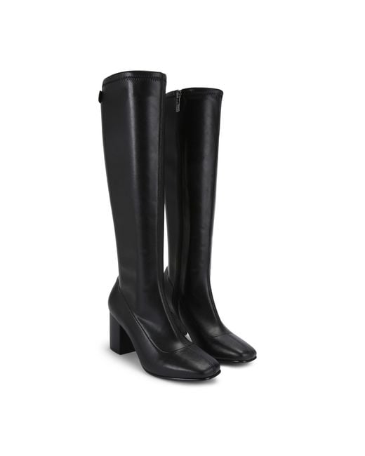 Carvela Kurt Geiger Black Strut Knee High Boots