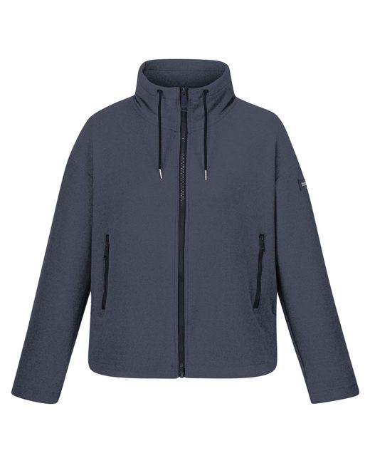 Regatta Blue Ladies Ashlynn Knitted Fleece Jacket