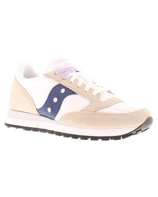 Saucony White Trainers Jazz Original Lace Up